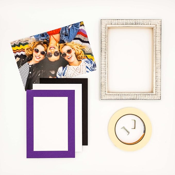8x10 Mat for 12x16 Frame - Precut Mat Board Acid-Free Purple 8x10 Photo Matte Made to Fit a 12x16 Picture Frame, Premium Matboard for Family Photos, Show Kits, Art, Picture Framing, Pack of 100 Mats - Image 4