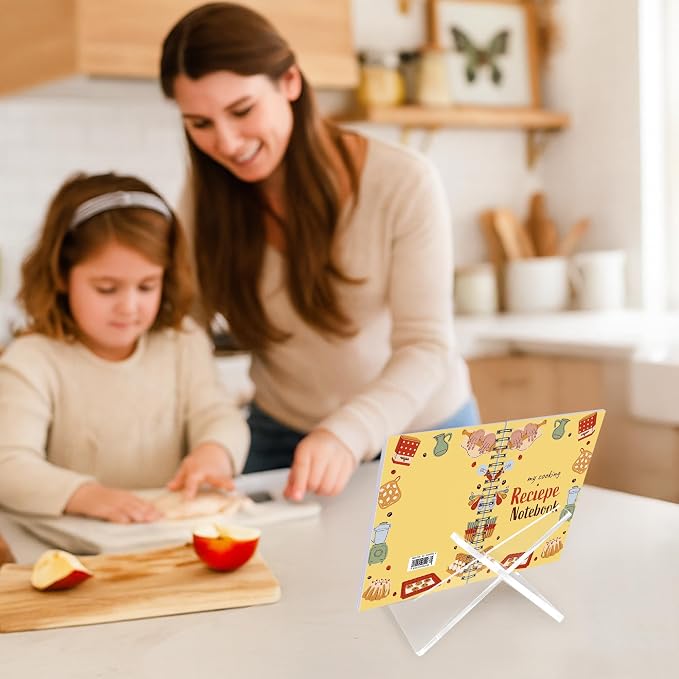 Americanflat Acrylic Easel Stand - 4" Tabletop Easel and Plate Stand - Set of 2 - Lightweight Display Holders for Photos, Cards, Frames, Books, Magazines, Albums - Home or Office Decor - Image 5