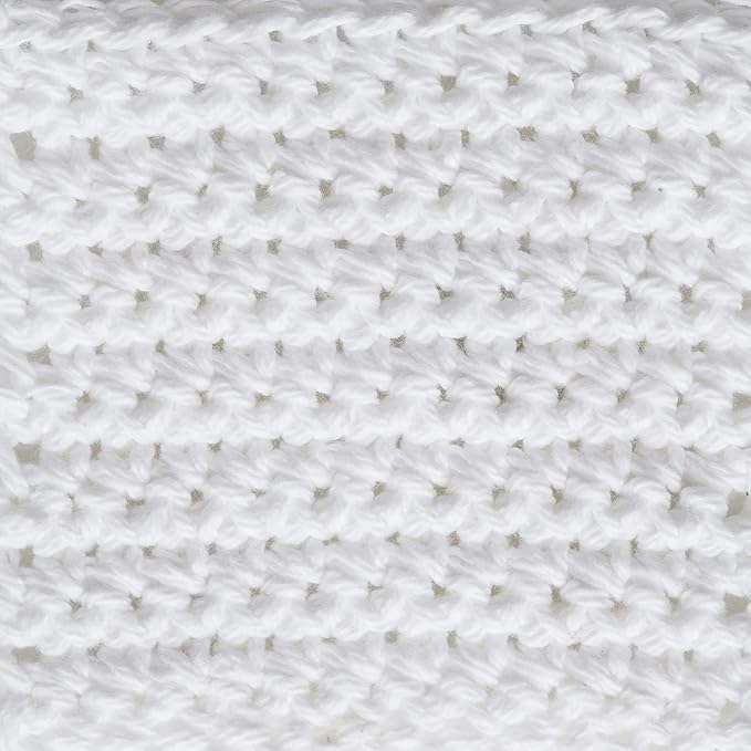 Lily Sugar'n Cream Cone Cotton Yarn for Dishcloths, White | #4 Worsted Yarn, 100% Cotton Cone Yarn for Crochet, Knitting, Dishcloths and Crafts, 674 Yards, 400g/14.11oz, 1-Pack - Image 3
