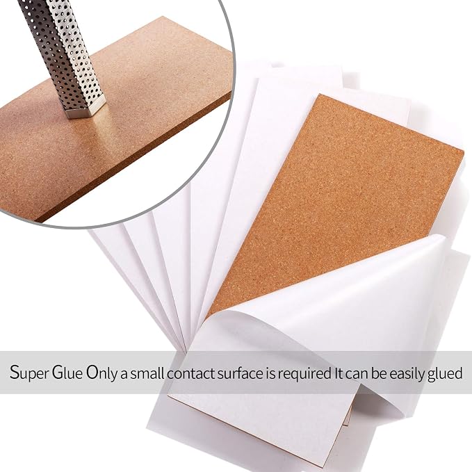 Cork Bulletin Board 17"x8" - 1/2" Thick Cork Board Tiles Frameless Cork Tiles, Self-Adhesive Corkboards Wall Decor with a Box Bonus Pushpins (6pack) for Office, School and Home - Image 5