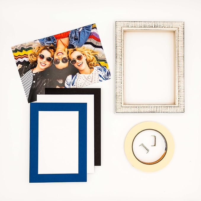 11x14 Mat for 12x18 Frame - Precut Mat Board Acid-Free Royal Blue 11x14 Photo Matte For a 12x18 Picture Frame, Premium Matboard for Family Photos, Show Kits, Art, Picture Framing, Pack of 1 Mat - Image 5