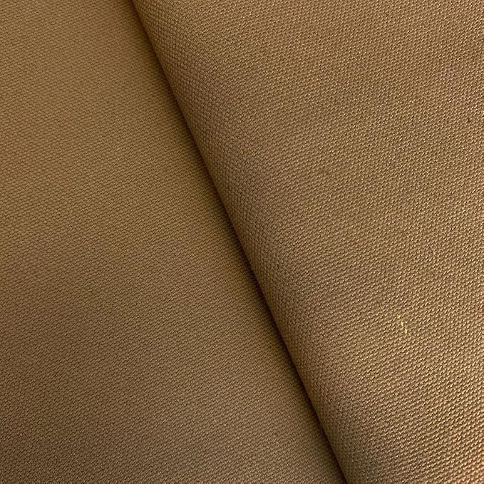 Cotton Duck Canvas Fabric Heavy Duty Outdoor 10 Oz Thick Cloth Material By The Yard & Roll Wholesale - Mocha (10 Yards) - Image 2