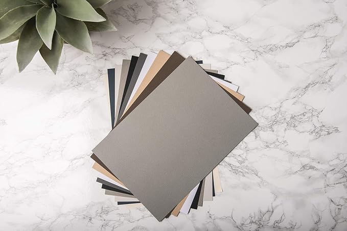 Sizzix Surfacez-Making Essential Cardstock Sheets 60PK (10 Colours Neutrals), Multicolour, 8 1/4" x 11 5/8" - Image 3
