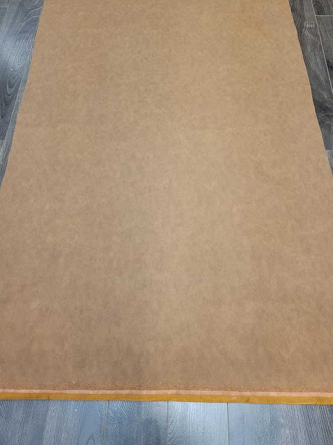NAT Leathers | Desert Tan Tumbled Nubuck Soft Faux Vegan Leather PU (Peta Approved) | 10 Yards (360 x 54 inches) Cut by Yard | Synthetic Pleather 0.9mm Nappa Vinyl Upholstery | 360"x54" Desert Tan - Image 6