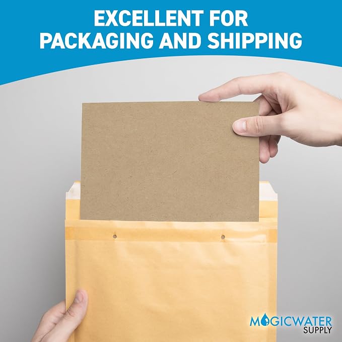 MagicWater Chipboard Sheet - 11x17 inch - 22 pt - 0.022" Thick - 100 Pack | For DIY Projects, Heavy Duty Kraft, Paperboard for Scrapbooking, Books, Picture Frame Backing, Art Projects & Crafts - Image 7