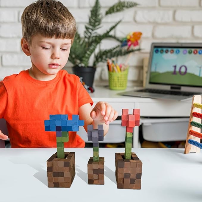 1000 PCS Premium 0.79 Inch Wooden Cubes, Natural Pine Wood Cubes for Crafts, Wood Blocks Ready for Artistic DIY Projects-Unleash Creativity with Blank Wood Blocks - Image 7