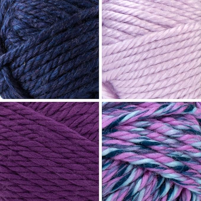 Lion Brand Yarn, Hometown Super Bulky Yarn, Chalet Pack, 4 Skeins - Image 2