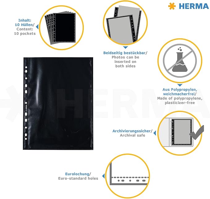 Herma fotophan 20x30 sw. 10sheets 7788 - Image 7