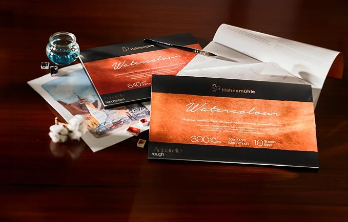 Hahnemühle The Collection Watercolor Block - Cold Press, 11.8" x 15.7", 300 lb, 10 Sheets - Image 2