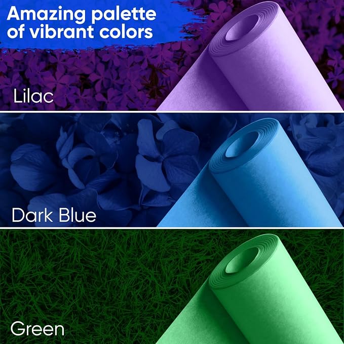 USA Made 36" x 1200" Green Kraft Paper Roll, 45 lbs Thickness, American Quality Colored Kraft Paper Roll for School, Bulletin Board - Non-Toxic, Odorless, Safe for Kids | American Quality Colored Kraft Paper Roll for School, Bulletin Board - Non-Toxic,... - Image 5