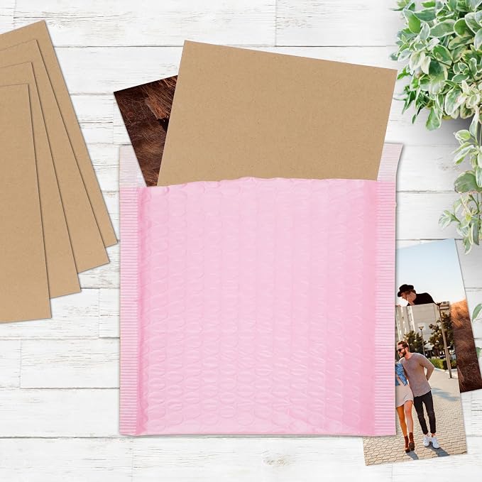RLAVBL 50 Pack 11x14 Corrugated Cardboard Sheets, Flat Cardboard Inserts for Shipping, Mailing, Packing, DIY Crafts - Image 6