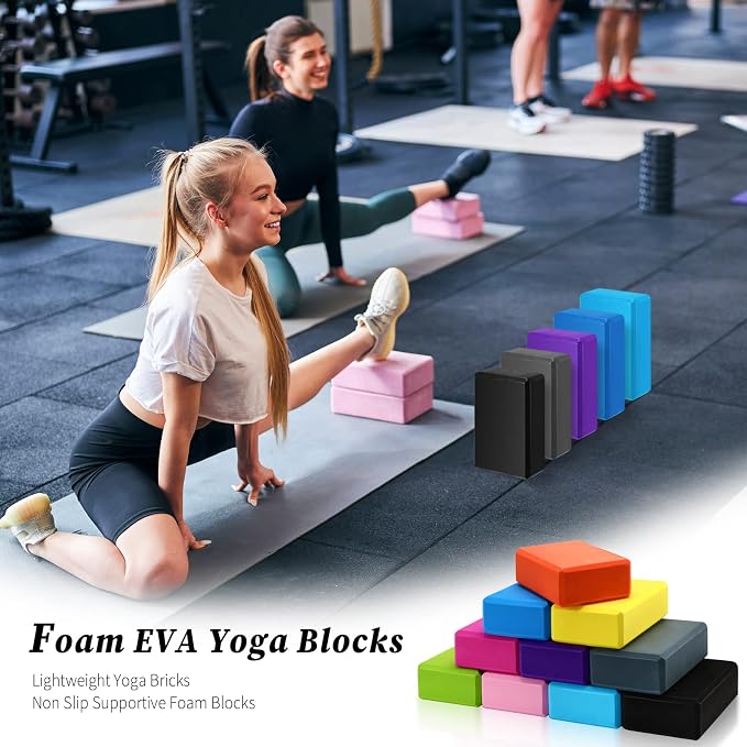 10 Pcs Yoga Blocks Bulk Foam EVA Blocks for Yoga - Image 6