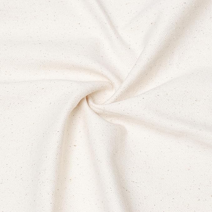 Canvas Fabric, 100% Natural Cotton 10oz Duck Canvas Fabric 61'' Wide for Sewing, Backings, Tote Bags, Arts & Crafts (Natural 10oz, 2 Yard) - Image 2
