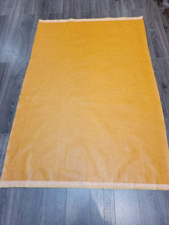 Caramel Light Tan Soft Faux Vegan PU Leather Sheet Fabric by the Yard Synthetic Pleather 0.9 mm Nappa 4 Yards (52 inch x 144 inch) Soft Upholstery (Caramel, 4 Yard (144"x54") - Image 7