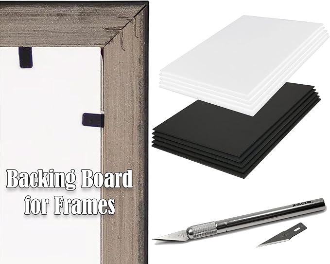 Foam Board 8.5x11 5PK Foam Core Boards 3/16 Thick Foam Poster Board White Foamboard 8.5x11 Large Acid Free Foamcore Sheets, Polystyrene Rigid Foamboard Large Foamcore Backing for Backdrop, Display - Image 6