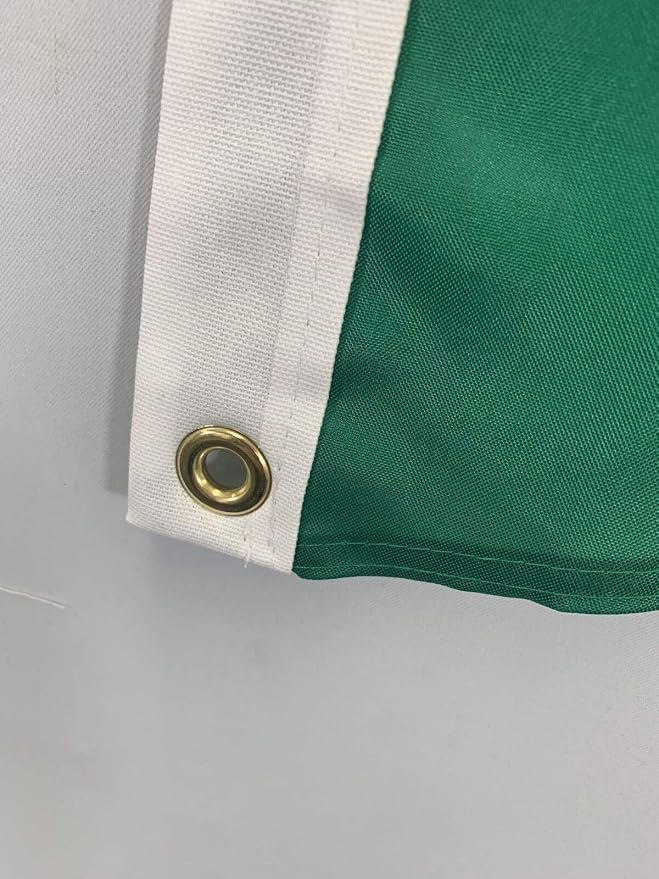 12x18" Blank Irish Green Nylon Pennant Flag - Proudly Made in the USA - Image 2
