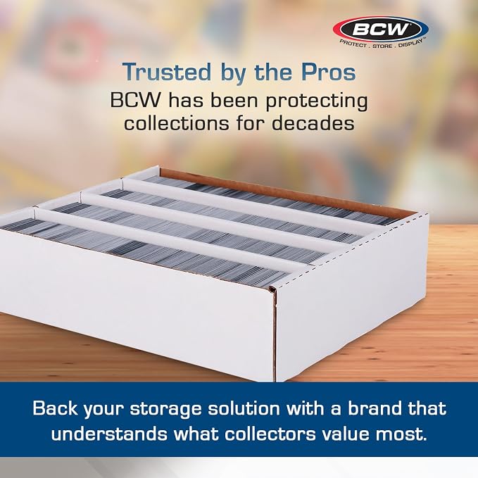 BCW 3200 Count Storage Box (Full Lid) - 10ct | Cardboard Box for Cards - Image 5
