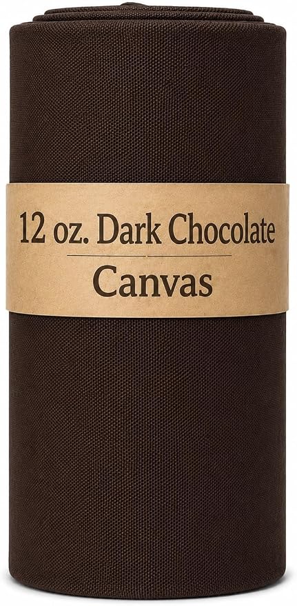 Sedona Designz Dark Chocolate Cotton Duck Canvas 12oz - 62" Wide Fabric by The Yard - Heavy Duty, Durable for Upholstery, Crafts, and Home Décor by SedonaDesignz