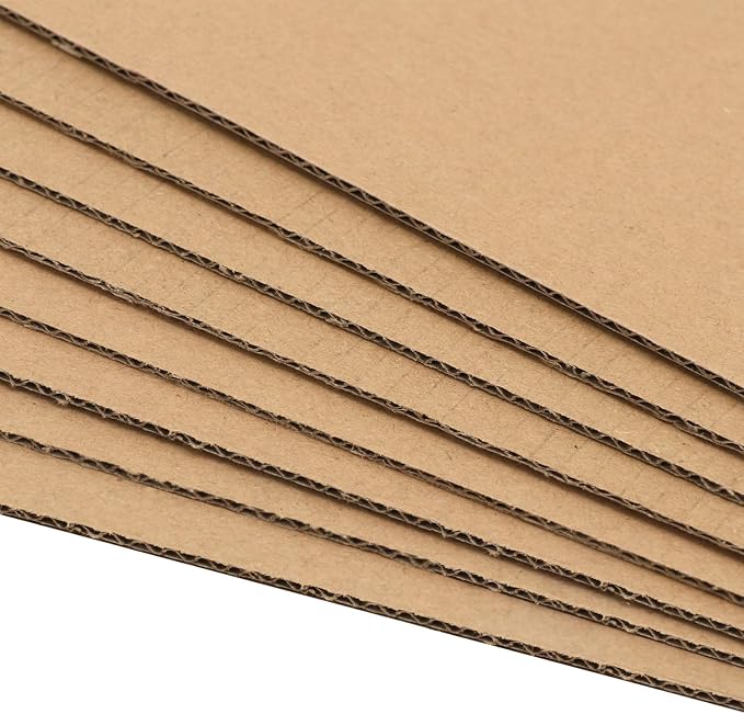 80 Pack 11"x 17" Corrugated Cardboard Sheets, 2 mm Thickness | Flat Cardboard Layer Pads , Flexible Packaging Inserts for Shipping, Mailing, and Crafts - Image 3