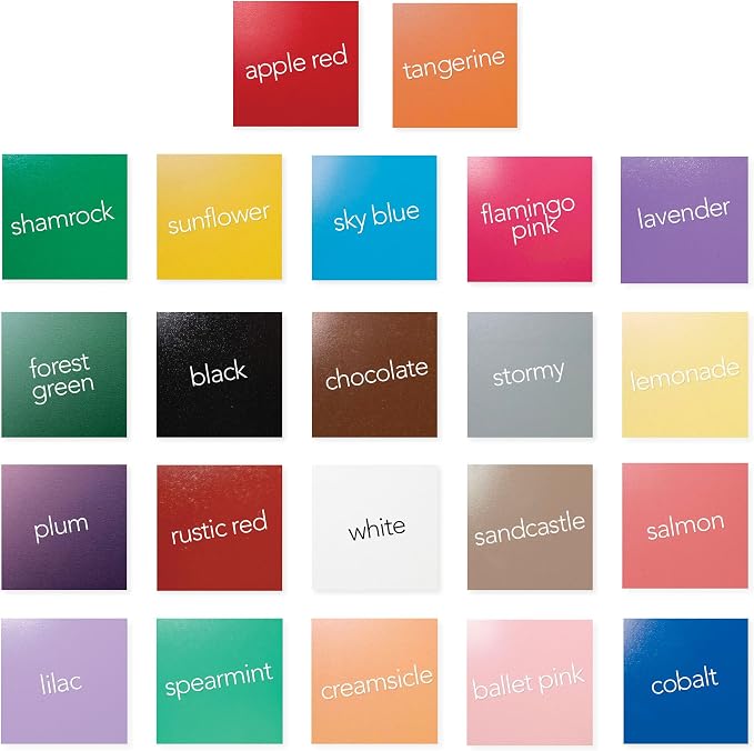 Maker Boards Colors - MDF 1/8th 12x19, Complete Collection, 22 Color Variety Pack - Image 2