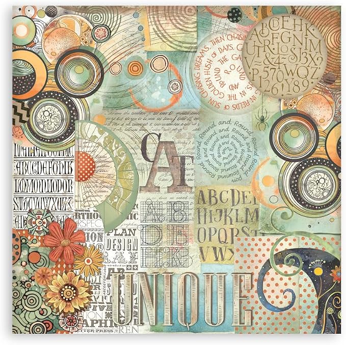 Stamperia - Scrapbook Paper Pad for Scrapbooking, Albums, Card Making, Bullet Journalling and More, Acid Free, Double-Sided, Perfect for Hobbies, Crafts, and Gifting (Furry Friends) (20.3 x 20.3 cm) - Image 6