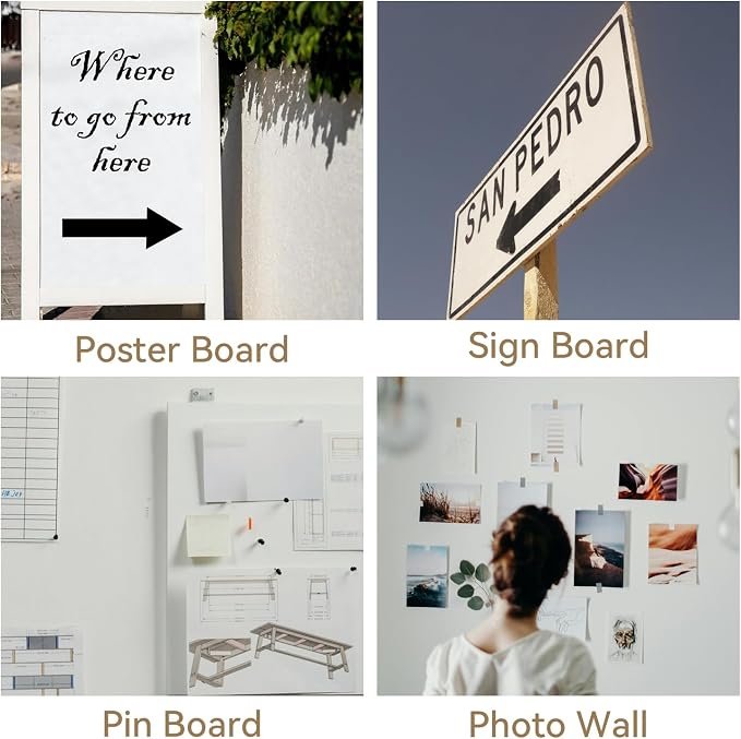 WEWLINE 24x36" White Foam Board (3/16" Thick), 5 Packs of Foam Core Board, Poster Board Perfect for Signage, Displays, Backdrops, DIY Projects & Office Use - Image 6