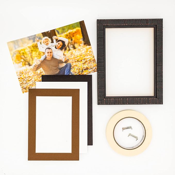 8x10 Mat for 16x20 Frame - Precut Mat Board Acid-Free Brown 8x10 Photo Matte Made to Fit a 16x20 Picture Frame, Premium Matboard for Family Photos, Show Kits, Art, Picture Framing, Pack of 1 Mat - Image 4