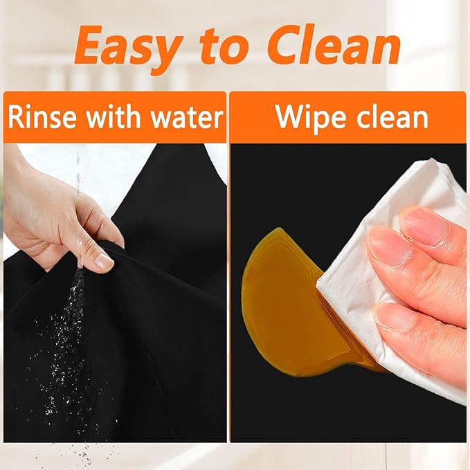 2Pack Large Silicone Mats for Kitchen Counter, 48''x32''(120cmx80cm) Heat Resistant Mat for Kitchen Island, Waterproof Multipurpose Countertop Protector, Dark Gray - Image 6
