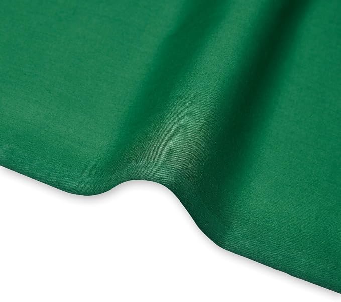 Cotton Polyester Broadcloth (44/45 Inch) Plain Weave Fabric by The Yard - for Sewing Fashion Apparel, Decor, & More (Forest Green, 1 Yard) - Image 3