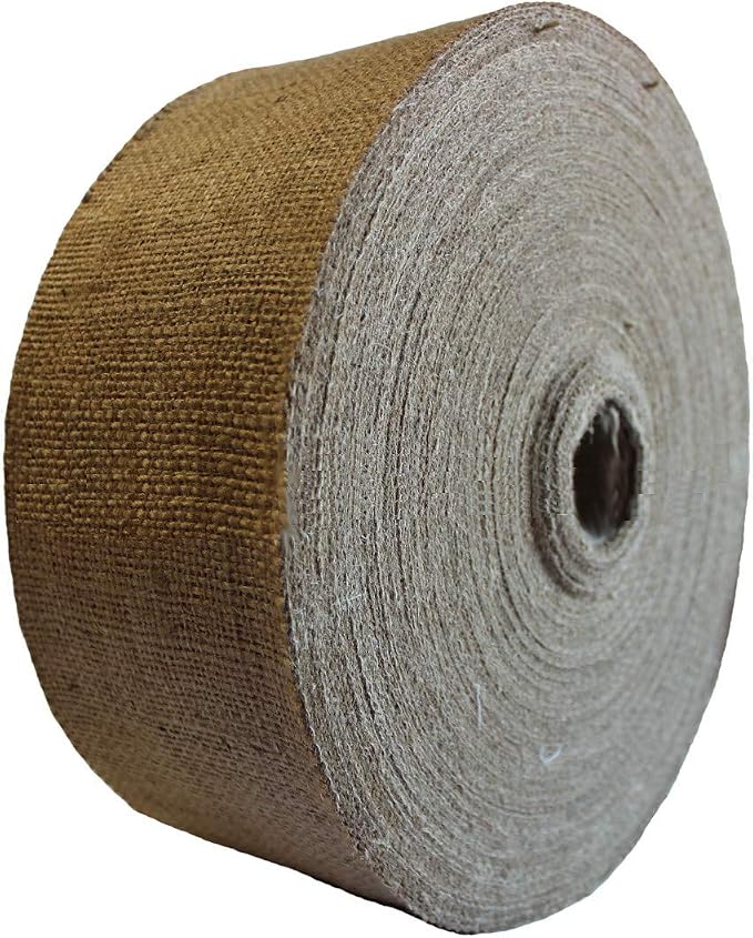 6 Inch Wide Burlap 300 Feet, Natural Jute Fabric Roll, DIY Crafts, Wedding Decor, Home Decor, Bows, Wreath-Making, Tree Wrap, Gift Wrapping, and More by burlapfabric