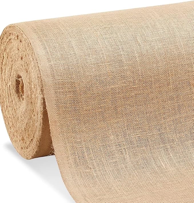 AK Trading CO. Natural Jute Burlap Fabric Rolls - 100 Yards (24" Wide x 100 yd) by Fabrics%7CEventDecor%7CCrafts%7CUpholsteryFoam