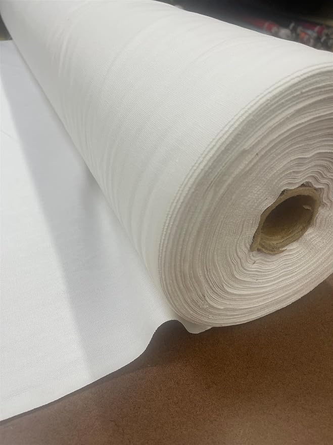 Sedona Designz 60" Wide Cotton Duck Canvas Fabric - 7oz Durable 100% Cotton (White, 20 Yards) - Image 3