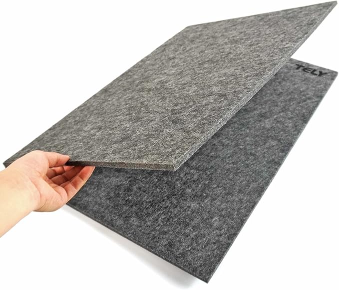 TELY Foldaway Puzzle Board Felt Mat for up to 1000 Pieces of Jigsaw Puzzle, Foldable for Easy Storage, Portable Puzzle Pad, (Black/9mm Thickness) by TELY