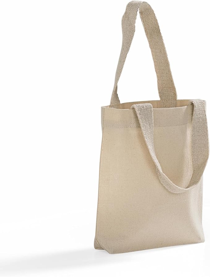 TBF 12 Pack Wholesale Canvas Tote Bags, Natural Color, 12oz Fabric - Multiple Size Options Available - Image 3