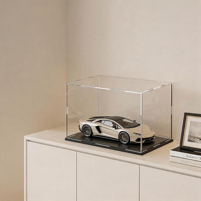 Display Case for Light Saber Swords, Long Acrylic Box for showcaseing Trophy, Moulded Figure, Dolls and Collectibles 14 (L) × 5 (W) × 5 (H) inch - Image 6