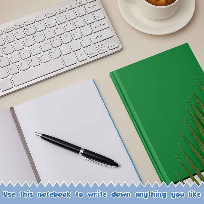8 Pcs A5 Blank Notebook Journal Hardcover Sketchbook, 8.3 x 5.7 in | Bulk Unlined Sketch Book 100 Sheets/200 Pages Kraft Notebooks for Writing Drawing for Students School Office, Colorful - Image 4