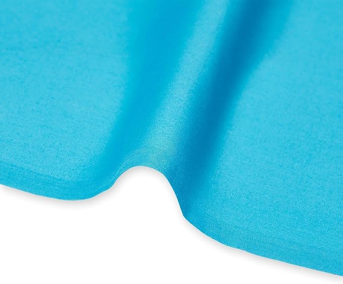 Cotton Polyester Broadcloth (44/45 Inch) Plain Weave Fabric by The Yard - for Sewing Fashion Apparel, Decor, & More (Turquoise, 1 Yard) - Image 3