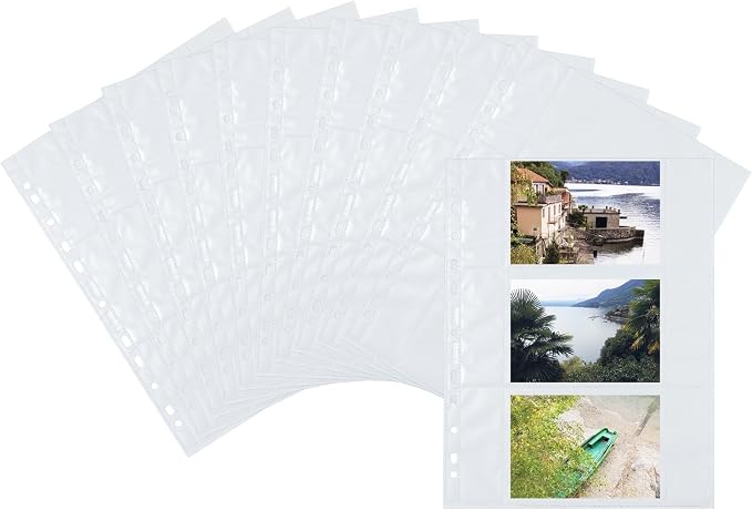 HERMA 7584 Fotophan Horizontal Photo Pockets (Pack of 10) by HERMA