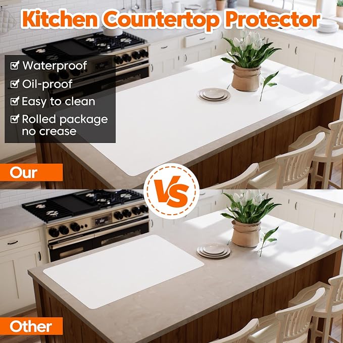 Large Silicone Mat, Silicone Mats for Kitchen Countert, Heat Resistant Mats - Image 4