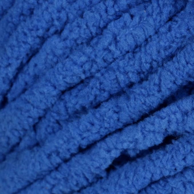 Bernat Blanket Brights Chenille Crochet Yarn, Royal Blue, 2-Pack | #6 Super Bulky Yarn, 100% Polyester, Soft Chenille Crochet Yarn for Blankets, Knitting & Crafts, 220yd, 300g/10.5oz per skein - Image 9