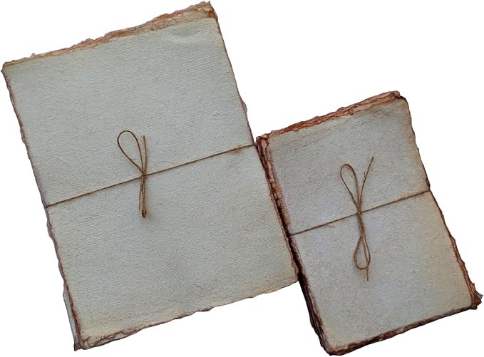 Leather village | Mixed Media Watercolor Paper | Vintage Watercolor Paper | Bundle of 2 by LeatherVillage