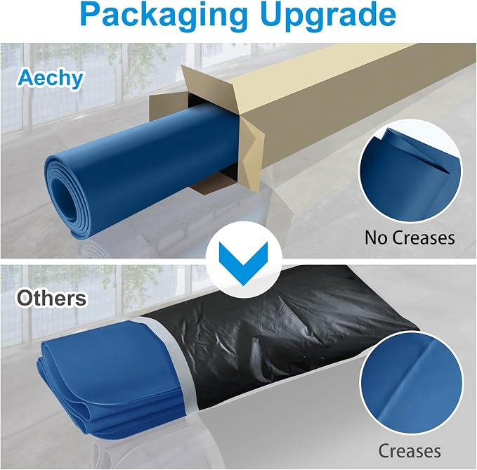 Silicone Mats for Kitchen Counter 47"x23.6"x0.08”, Largest Heat Resistant Mat Shipped Rolled Up Kitchen Island Silicone Countertop Protector Mat Nonslip Extra Large Counter Mat, Blue | Largest Size, Heat Resistant, Nonslip, Extra Large Countertop Prote... - Image 2