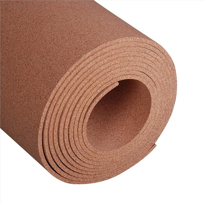 Manton Cork Premium Cork Sheet - 4' x 25' x 3/8", 100% Natural Facing Grade Material for Bulletin Boards, Decorative Photo and Message Push Pin Displays - Perfect for Home, School, and Office by MantonCork