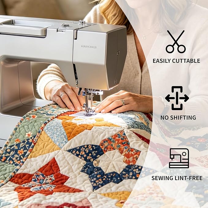 TQNSIE 100% Natural Cotton Batting for Quilting 90-Inch x 96-Inch | 200GSM Lightweight Batting Fabric,All Season Quilt Batting Queen Size, Craft and Wearable Arts | 200GSM Lightweight Batting Fabric,All Season Quilt Batting Queen Size, Craft and Wearab... - Image 6