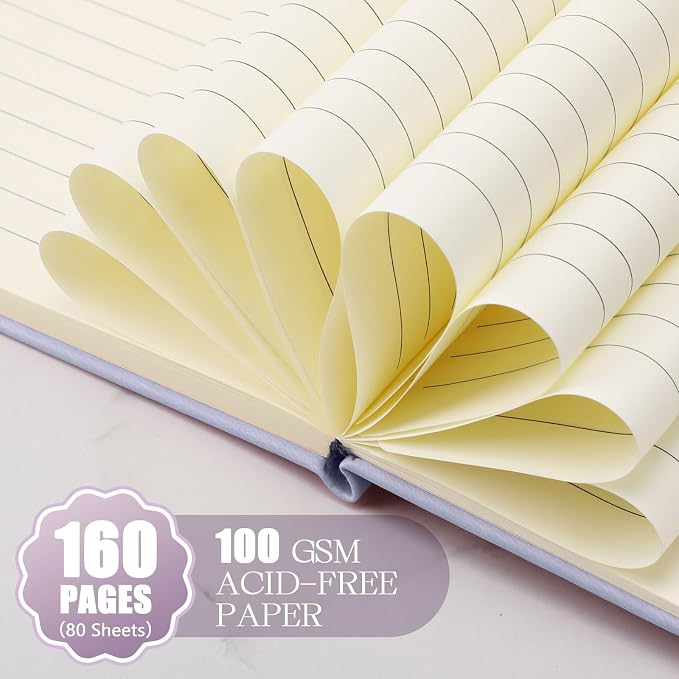 Laumoi 28 Pack A5 PU Leather Lined Notebook Journal, Morandi Color,Simple | PU Leather Journals, Wide Ruled 5.5x8.2 Inch, For School Business Work Writing, Bulk Ideal for Classroom Office Supplies - Image 5