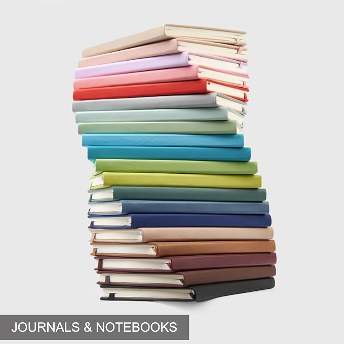 &And Per Se Lined Journal Notebook, 160 Pages, A5 5.7 x 8 inches College Ruled Thick Paper Notebook Journals for Writing, Hardcover Notebooks for Women Men Office School (1 Pack, Chocolate) - Image 7