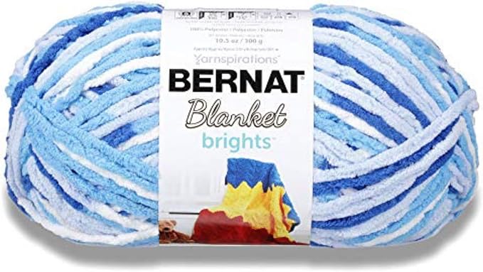 Bernat Blanket Bright Yarn, Waterslide Varg by Bernat