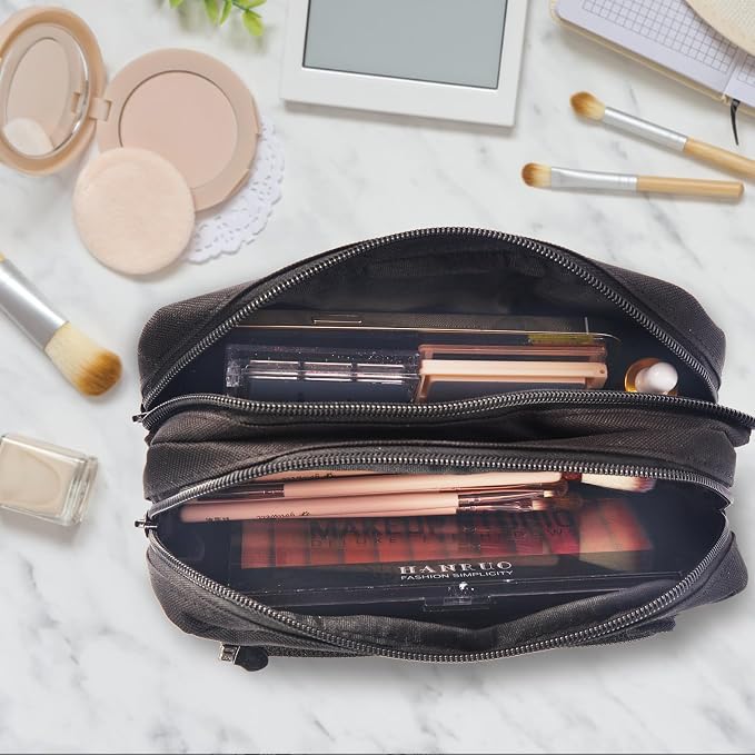 8Pcs Sublimation Makeup Bag Blanks,Sublimation Makeup Bags Bulk Travel Toiletry Bag Cosmetic Bags For Women Heat Transfer Removable Sublimation Bags with Zipper Cosmetic Make Up Bag for DIY Craft - Image 6