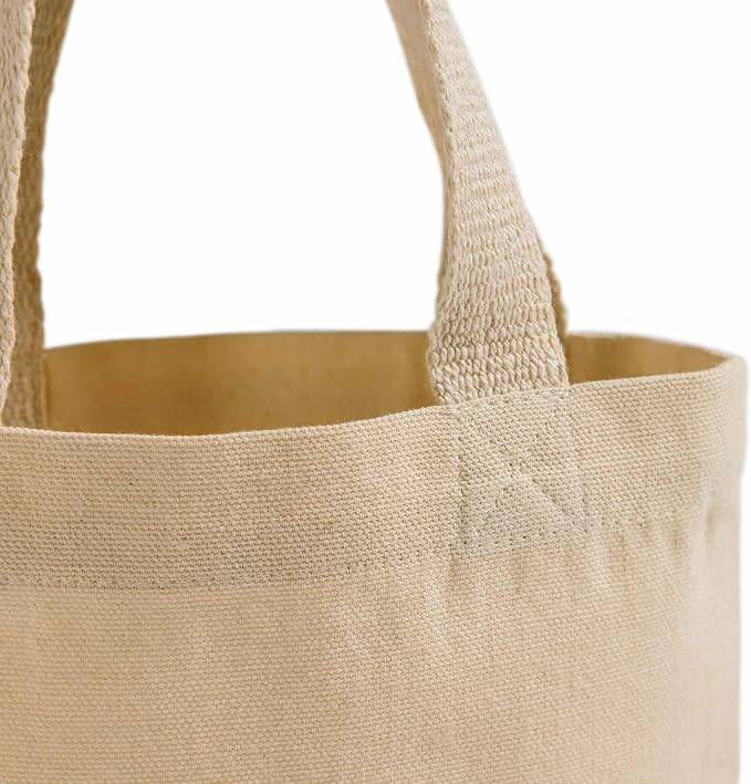 TBF 12 Pack Wholesale Canvas Tote Bags, Natural Color, 12oz Fabric - Multiple Size Options Available - Image 4