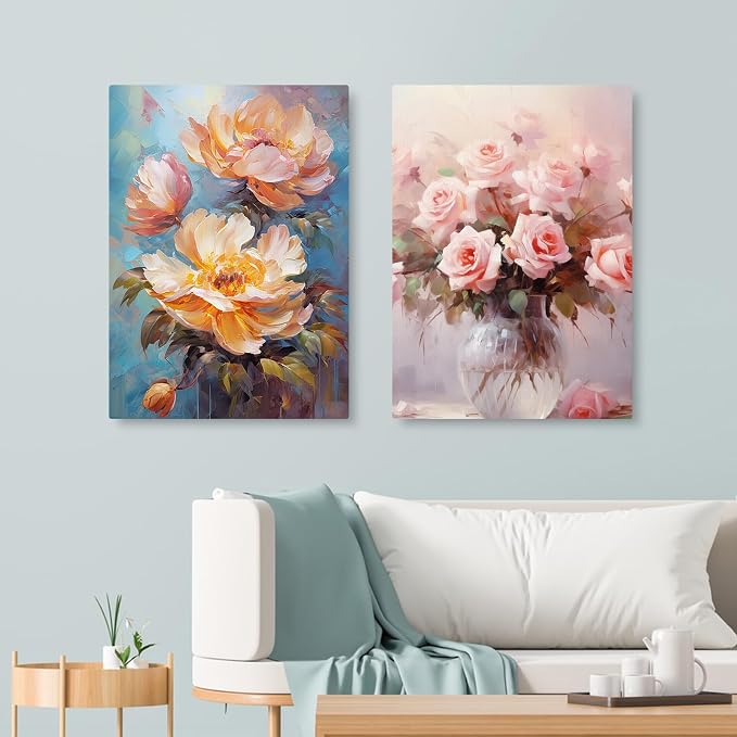 ESRICH Stretched Canvas for Painting 18x24 Inch, 5Pack Large Canvas for Painting, Primed Acid-Free Cotton Blank Canvases, Art Paint Canvases for Oil Paint,Watercolor,Acrylic Paint,Gouache and Tempera. - Image 7